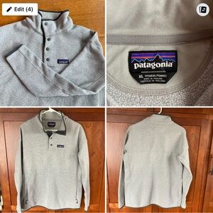 Patagonia Lightweight Better Sweater Marsupial Snap T Pullover Fleece Women’s XL